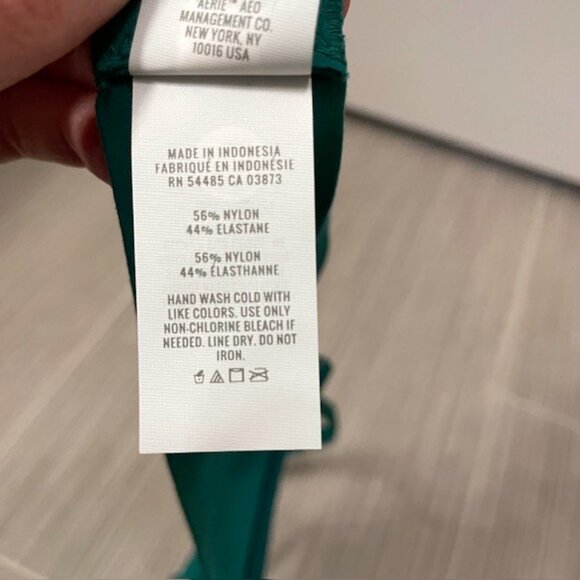 NWT Aerie Smoothez Green Unlined Sheer Mesh Balconette Underwire Bra 36B - Picture 11 of 11